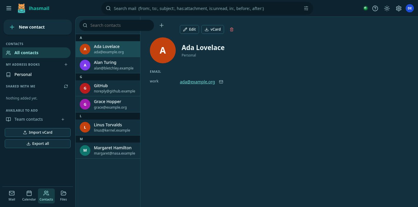 Contacts